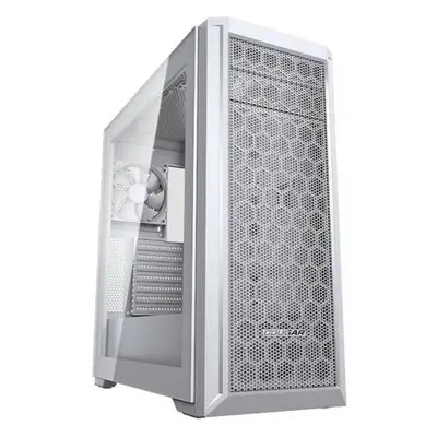 COUGAR MX330-G Pro White | PC Case | Mid Tower / Mesh Front Panel / 1 x 120mm Fan / TG Left Pane