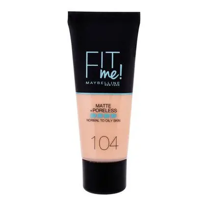 Maybelline Sjednocující make-up s matujícím efektem Fit Me! (Matte & Poreless Make-Up) 30 ml 104