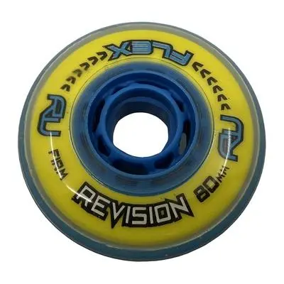 Revision Kolečka Flex Firm Indoor Blue/Yellow (1ks), 80, 78A