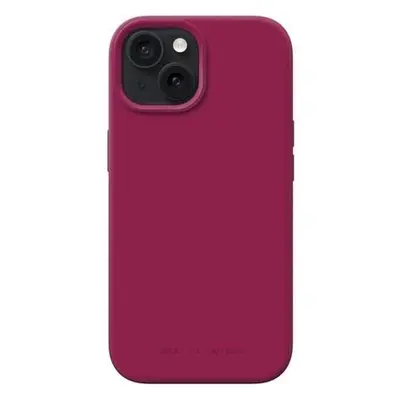 Silikonový ochranný kryt iDeal Of Sweden pro iPhone 15 Magenta