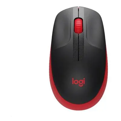 Logitech M190 Full-size wireless mouse - RED - EMEA, 910-005908