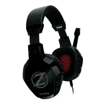 Zalman headset ZM-HPS300 / herní / náhlavní / drátový / 50mm měniče / 2x 3,5mm jack