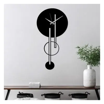 Wallity Decorative Metal Wall Clock Full Empty