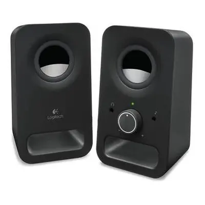 Logitech repro Z150 Multimedia Speakers/ 2.0/ 3W/ 3.5mm jack/ Midnight black-černý