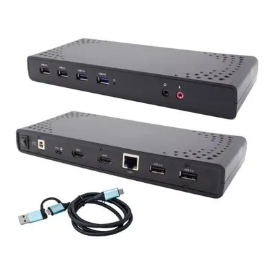 i-tec USB 3.0/USB-C/Thunderbolt, 2x HDMI Docking Station, PD 85W, CADUALHDMIDOCKPD