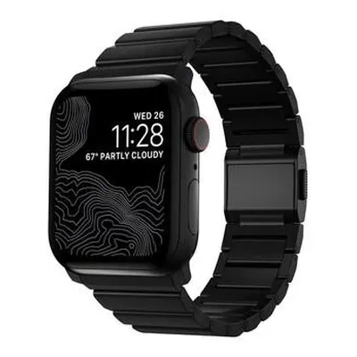 Nomad remienok pre Apple Watch 42/44/45 mm - Titanium Band/Black Hardware