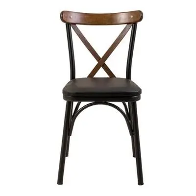 Hanah Home Chair Oliver Sandalyer -Black Barok v2 Black