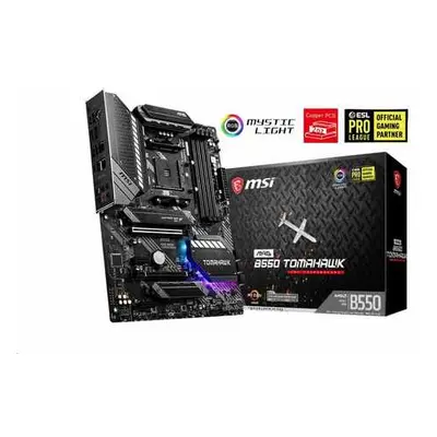 MSI MAG B550 TOMAHAWK / B550 / AM4 / 4x DDR4 DIMM / 2x M.2 / HDMI / DP / USB-C / ATX, MAG B550 T