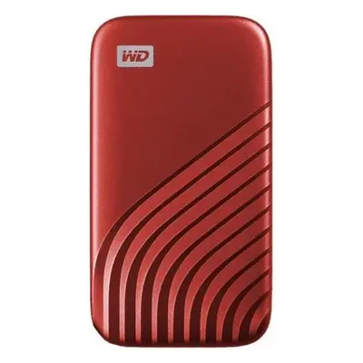 WD My Passport/1TB/SSD/Externí/2.5"/Červená/5R, WDBAGF0010BRD-WESN