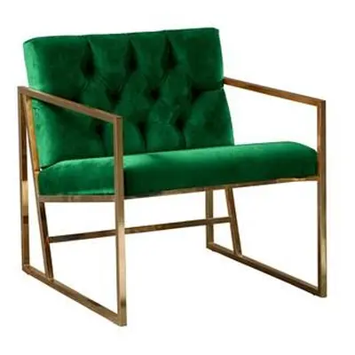 Atelier del Sofa Wing Chair Oslo Gold - Green Green