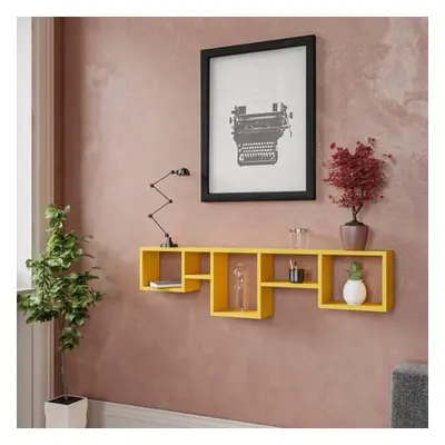 Hanah Home Wall Shelf Amanos - Yellow Yellow