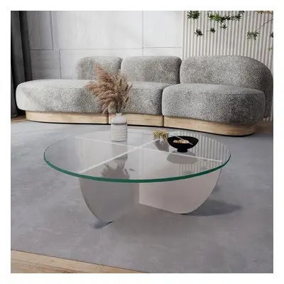 Hanah Home Coffee Table Lily - White White