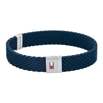 Tommy Hilfiger Modrý silikonový náramek pro muže 2790239 19,5 cm