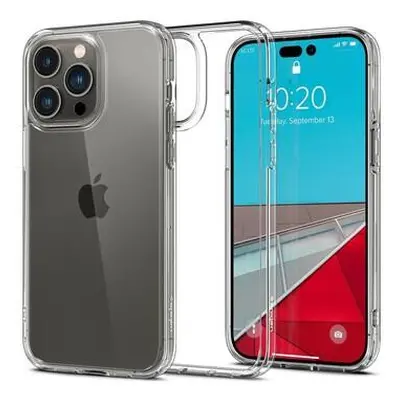 Ochranný kryt Spigen Crystal Hybrid pro iPhone 14 Pro transparentní