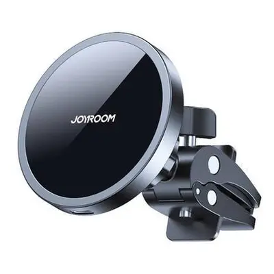 Držák do mřížky auta Joyroom JR-ZS240 s indukční nabíječkou Qi (černý)