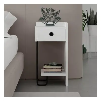 Hanah Home Nightstand Sirius Right - White White