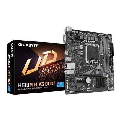 GIGABYTE MB Sc LGA1700 H610M H V3 DDR4, Intel H610, 2xDDR4, 1xHDMI, 1xVGA, mATX, H610M H V3 DDR4