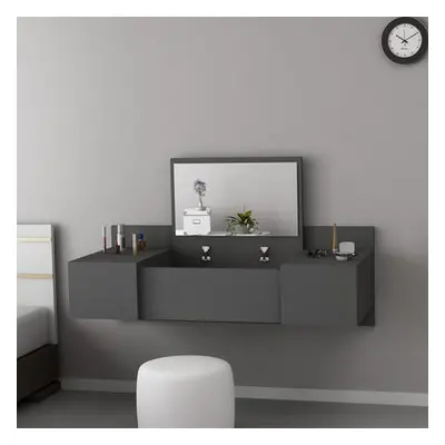 Hanah Home Make-Up Table Zakkum - Anthracite Anthracite