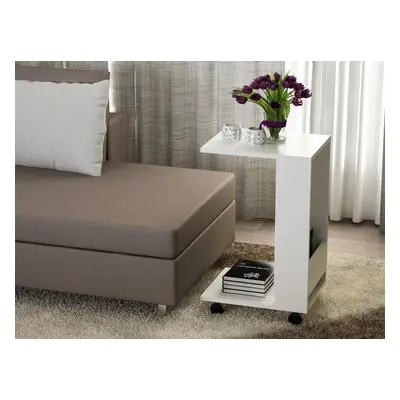 Hanah Home Side Table Sah - White White