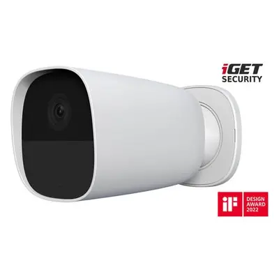 iGET SECURITY EP26 White - WiFi bateriová FullHD kamera, IP65, samostatná i pro alarm M5-4G a M4