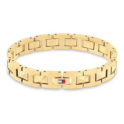 Tommy Hilfiger Pánský pozlacený náramek Geometric 2790567