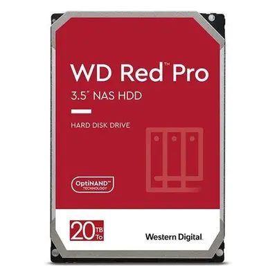 WD RED Pro NAS WD201KFGX 20TB SATAIII/600 512MB cache, 268 MB/s, CMR