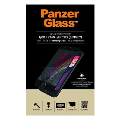 PanzerGlass Privacy Apple iPhone 6/6s/7/8/SE (2020) P2679