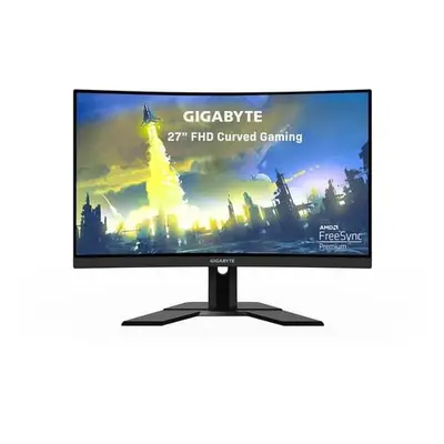 GIGABYTE LCD - 27" Gaming monitor G27FC A, 1920x1080, 12:M1, 250cd/m2, 1ms, 2xHDMI, 1xDP, curve,