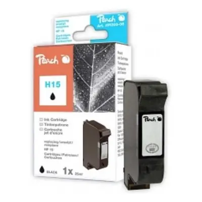 PEACH kompatibilní cartridge HP C6615D No.15, Black, 44 ml, 310777