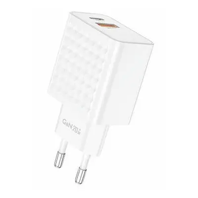 Foneng EU42 USB-C+USB-A 20W mains charger (white)