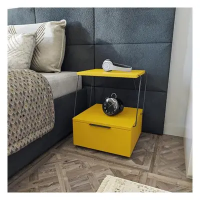 Hanah Home Nightstand Tekoba - Yellow Yellow