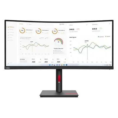 LENOVO LCD T34w-30 - 34",VA,matný,21:09,3440x1440,178/178,350cmd,3000:1,4ms/6ms,HDMI,DP,USB-C,VE