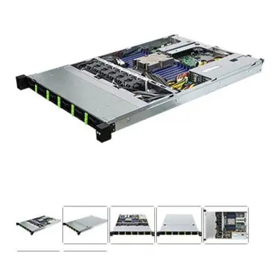 ASRock Rack 1U server SP5, 24xDDR5 nonECC,12xHS NVME/SATA, 2xM.2, PCIe5 x16,2x10Gb 2x1Gb LAN 2