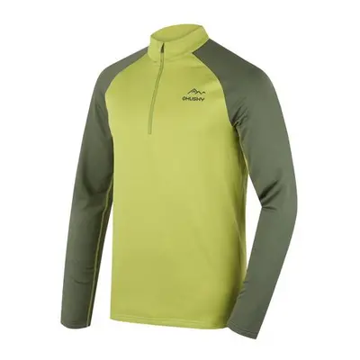 Husky Termoprádlo Active Winter Triko Tromi zip M bright green XXXL