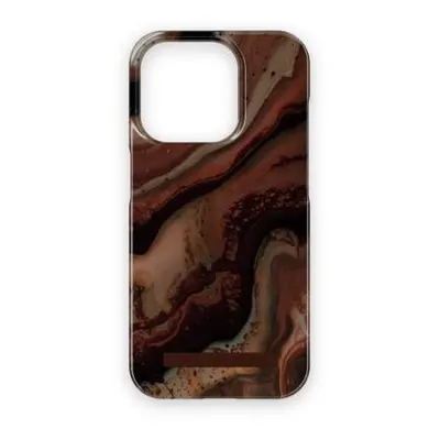 iDeal Fashion Case MagSafe iPhone 15 Pro Dark Amber Marble