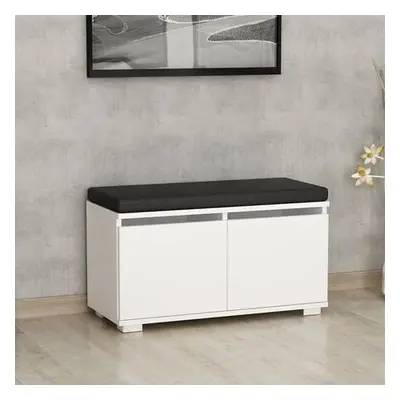 Hanah Home Shoe Cabinet Drago - White White