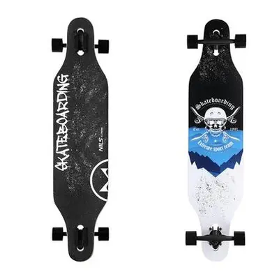 NILS EXTREME Longboard Wood Skull