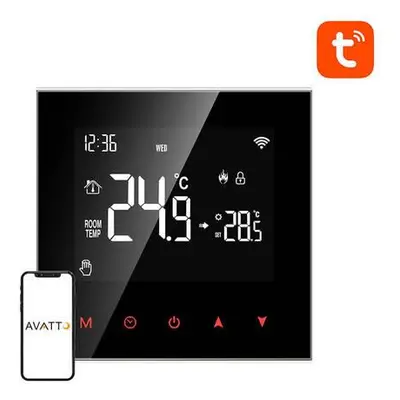 Chytrý termostat pro ohřev vody Avatto ZWT100 3A Zigbee Tuya