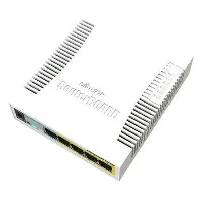 Mikrotik RB260GSP nastav. 5x Gbit + 1xSFP switch, CSS106-1G-4P-1S