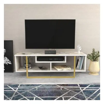 Hanah Home TV Stand Asal 120 - Ephesus, Gold