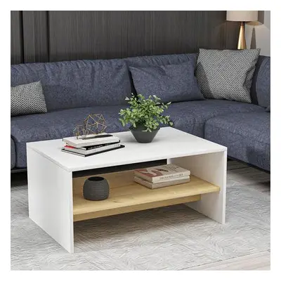 Hanah Home Coffee Table Apollon - White, Sapphire Oak