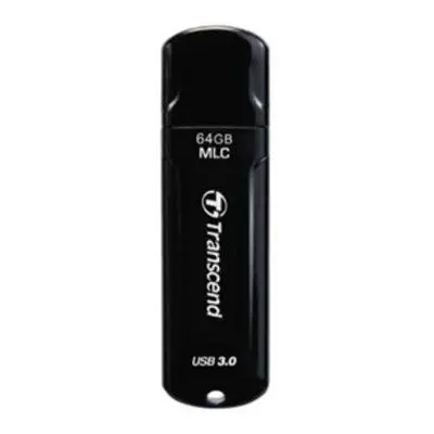 Transcend 64GB JetFlash 750, USB 3.0 flash disk, MLC, LED indikace, černý, TS64GJF750K