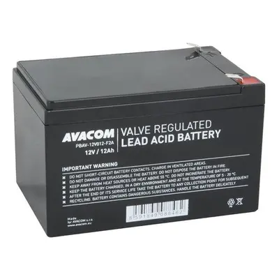 AVACOM baterie 12V 12Ah F2 (PBAV-12V012-F2A), PBAV-12V012-F2A