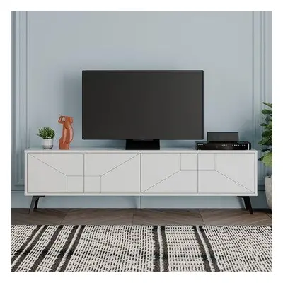 Hanah Home TV Stand Dune - White White