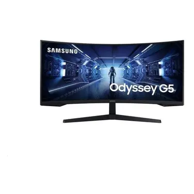 Samsung Odyssey G5/LC34G55TWWRXEN/34"/VA/3440x1440/165Hz/1ms/Black/2R, LC34G55TWWPXEN