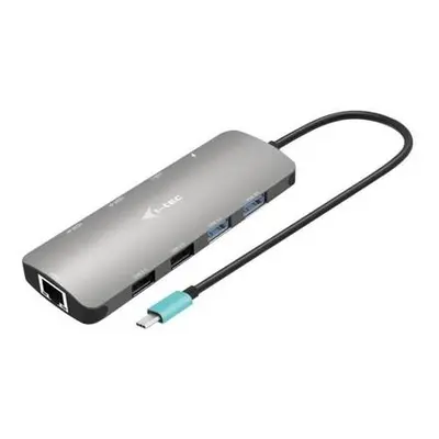 i-tec USB-C Metal Nano 2x HDMI Docking Station, PD 100W, C31NANOHDM2DOCPD