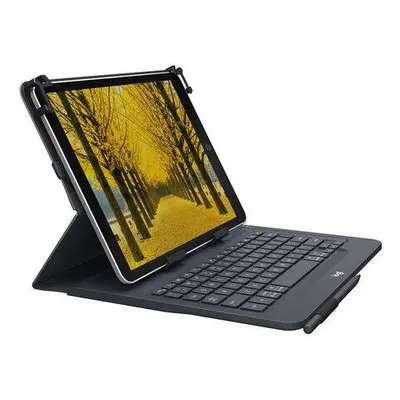 Logitech Universal Folio with integrated keyboard for 9-10 inch tablets - UK - INTNL, 920-008341