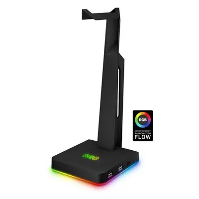 Pouzdro CONNECT IT NEO Stand-It RGB stojánek na sluchátka + USB hub, černé