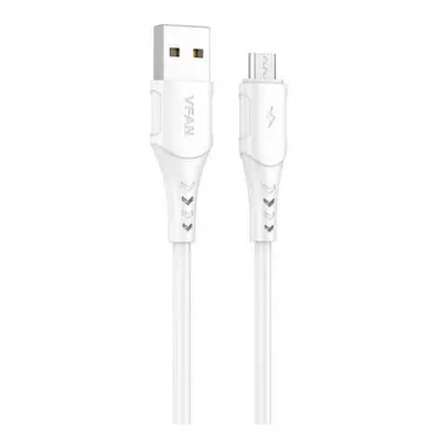 Kabel USB-Micro USB VFAN Colorful X12, 3A, 1 m (bílý)