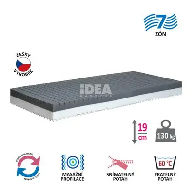 IDEA nábytek Matrace s potahem IDEA SEPANG 90x200x19